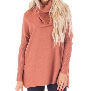Soft slouchy poncho type sweater